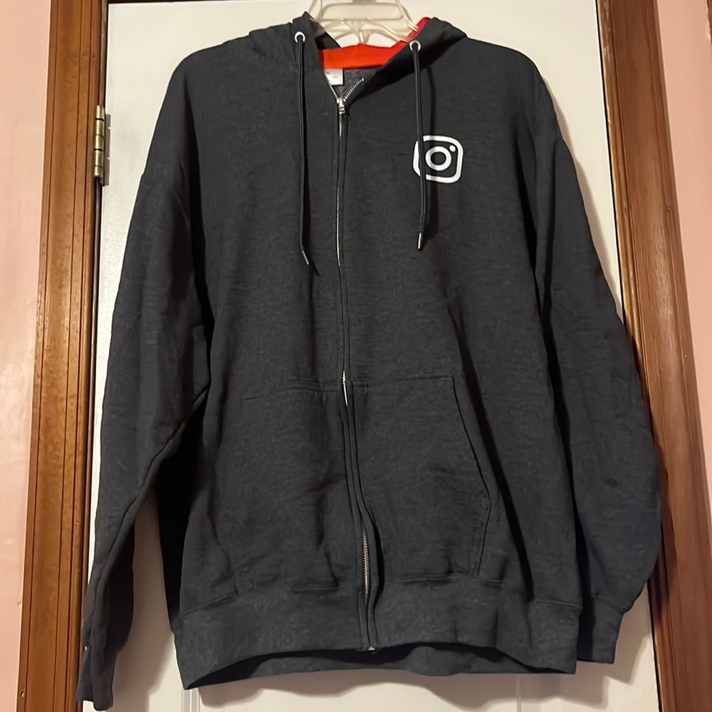 Instagram Engineering zip-up hoodie - size XL